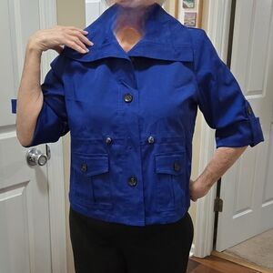 Ruby Rd. Royal Blue Blazer